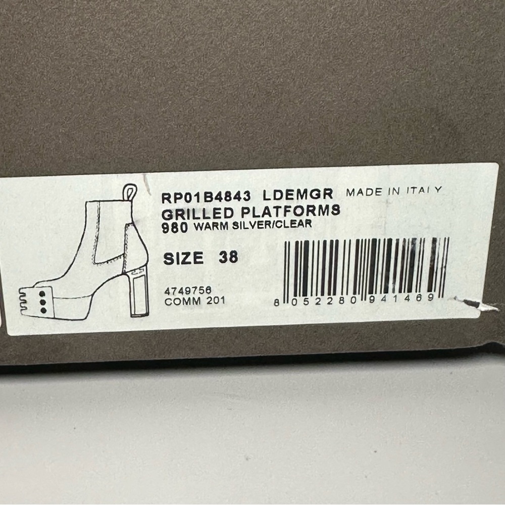 Rick Owens Metallic Ankle Boots - Picture 11 of 14